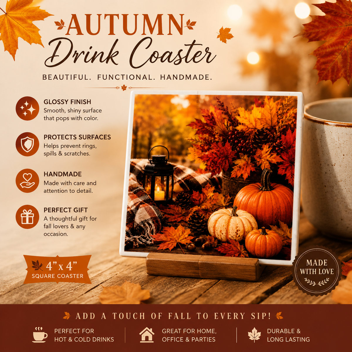 ๐ Cozy Autumn Pumpkin & Lantern ๐ฎ