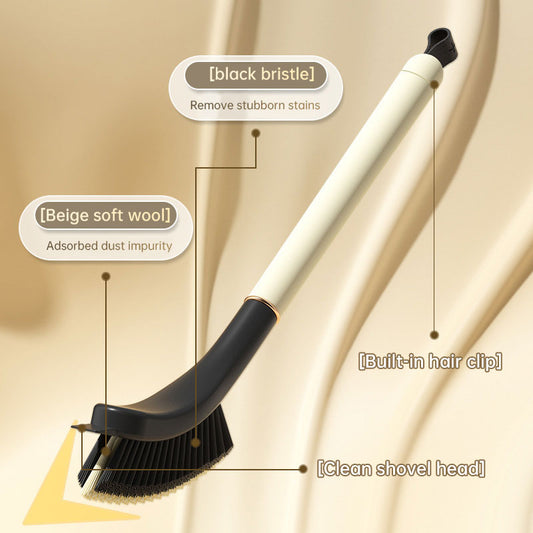 Gap brush kitchen three-in-one cleaning brush bathroom brush with hair clip floor brush