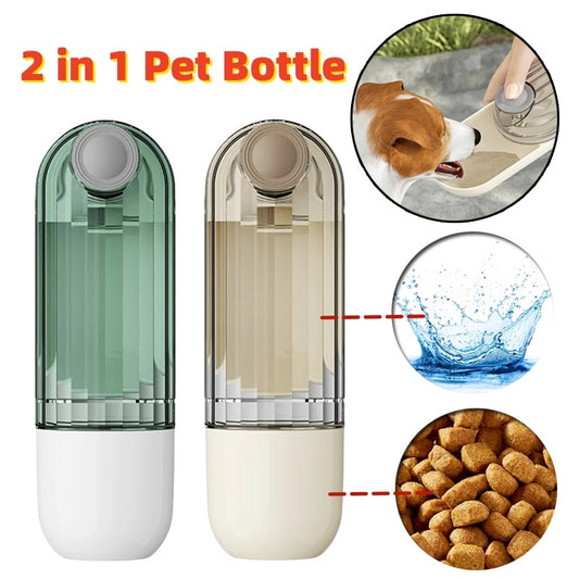 2 In 1 Dog Portable Drinking Cup and Feeder