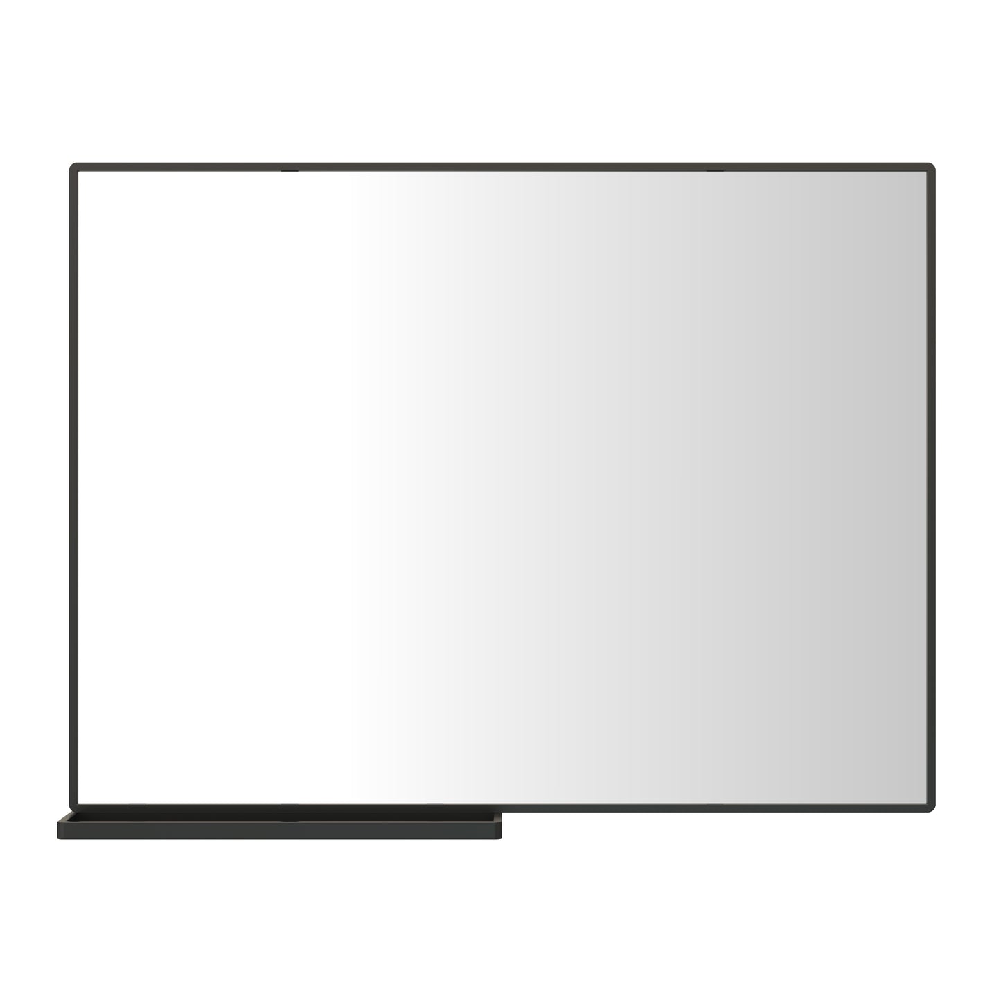 40x30 Inch Modern bathroom mirror with storage rack