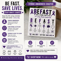 BEFAST Stroke Awareness Coaster