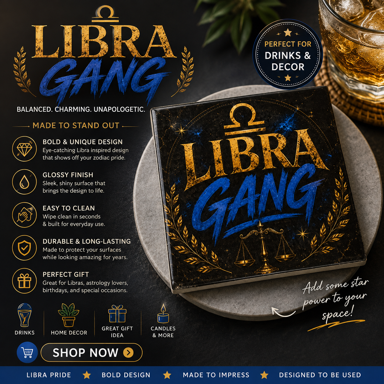 Libra Gang Coaster