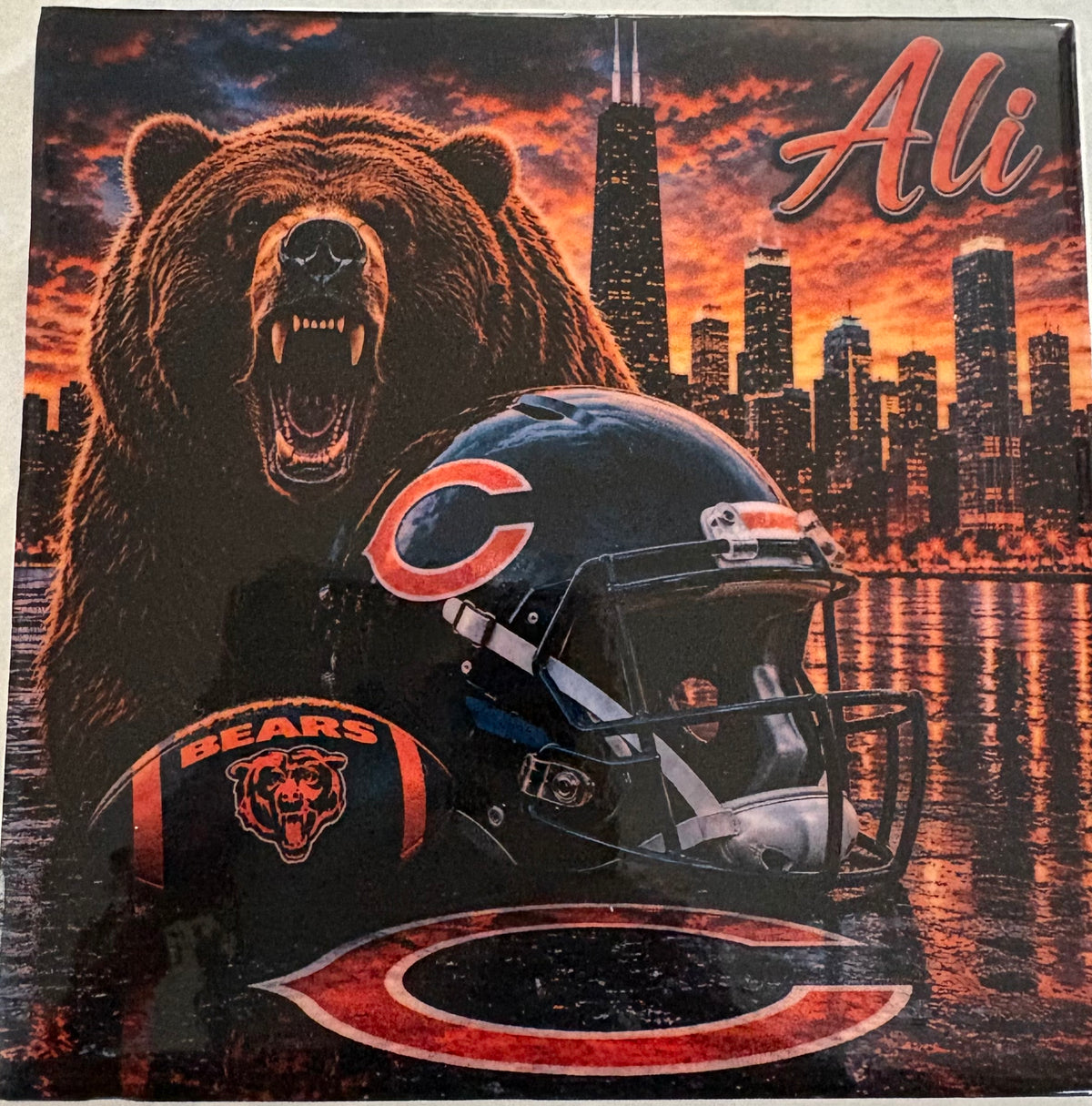Football Team Drink Coaster