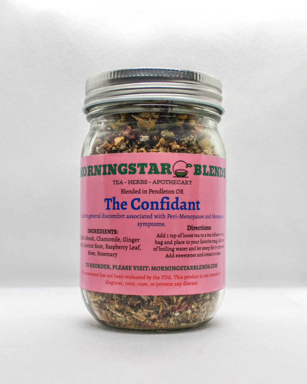 The Confidant - Caffeinated Tea - Small Batch- Perimenopause