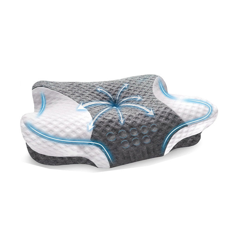 Breathable Cervical Pillow - Ergonomic Neck Support Pillow for Cervical Spine Relief and Strain Reduction