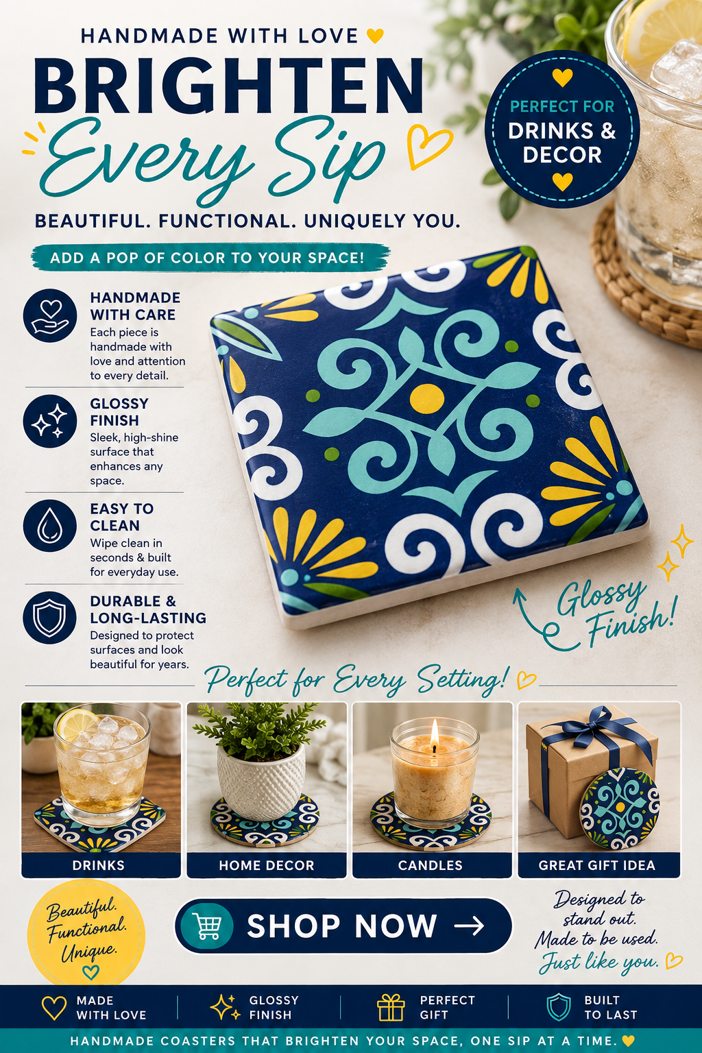 Handmade Decorative Coaster