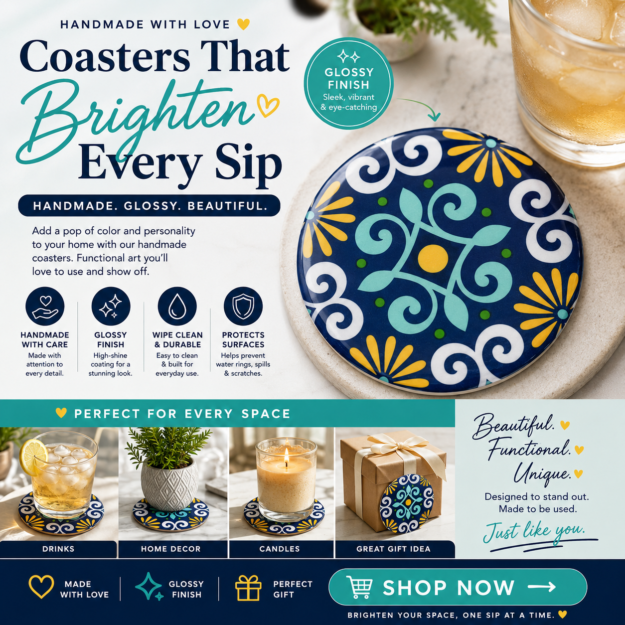 Handmade Decorative Coaster