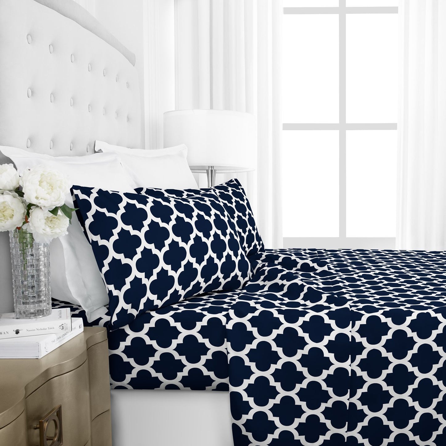 Four-piece Bedding Set Classic Printed Sheet Sets