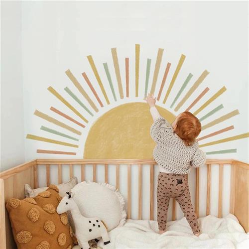 Sun Children's Room Background Decorative Wall Sticker